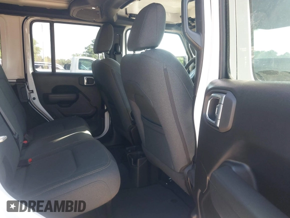 2024 Jeep Wrangler Sport S with VIN 1C4PJXDN2RW276247, listed as a IAAI auction lot 42323514 with 19,162 mi miles and . Bid and sale history available at DreamBid. Image 8.