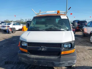 2004 Chevrolet Express Cargo Van with VIN 1GCFG15X141203951, listed as a IAAI auction lot 42046954 with 299,890 mi miles. Bid and sale history available at carsss.com. Image 6.