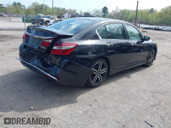 2016 Honda Accord Sport with VIN 1HGCR2F51GA061994, listed as a IAAI auction lot 42179004 with 117,880 mi miles and . Bid and sale history available at DreamBid. Image 4.