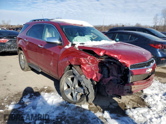 2013 Chevrolet Equinox LTZ with VIN 2GNFLFE30D6136690, listed as a Copart auction lot 41534555 with 0 mi miles and Salvage Title. Bid and sale history available at carsss.com. Image 4.