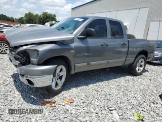2007 Dodge 1500 SLT with VIN 1D7HA18257S167602, listed as a Copart auction lot 57600455 with Not provided miles and Salvage title. Bid and sale history available at DreamBid. Image 1.