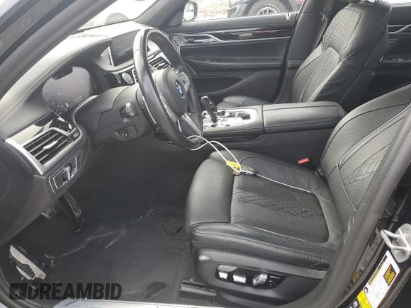 2022 BMW 7 Series with VIN WBA7U6C06NCK59421, listed as a Copart auction lot 80159874 with 24,033 mi miles and Salvage title. Bid and sale history available at DreamBid. Image 7.