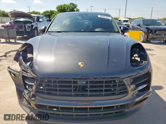 2021 Porsche Macan with VIN WP1AA2A5XMLB06210, listed as a Copart auction lot 58085225 with 38,015 mi miles and Salvage title. Bid and sale history available at DreamBid. Image 5.