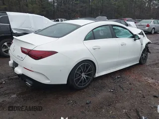 2025 Mercedes-Benz CLA 35 AMG with VIN W1K5J5BB5SN513576, listed as a IAAI auction lot 41036723 with Not Provided miles and . Bid and sale history available at DreamBid. Image 4.