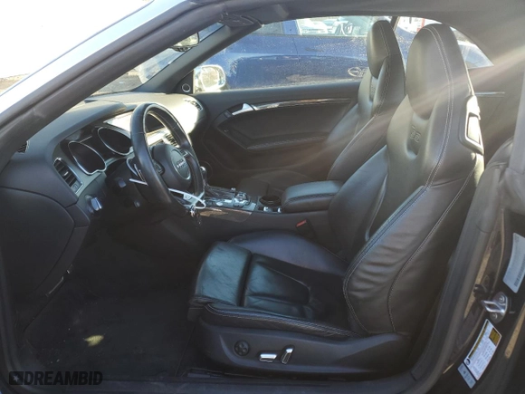 2013 Audi S5 Premium Plus with VIN WAUCGAFH7DN000482, listed as a Copart auction lot 87036074 with 83,172 mi miles and Salvage Title. Bid and sale history available at carsss.com. Image 7.