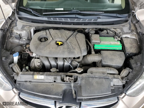 2013 Hyundai Elantra GLS PZEV with VIN 5NPDH4AE2DH290987, listed as a Copart auction lot 53750235 with 119,328 mi miles and Salvage Title. Bid and sale history available at carsss.com. Image 11.