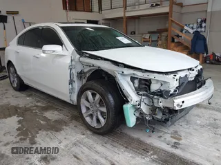 2013 Acura TL Tech with VIN 19UUA8F59DA007868, listed as a IAAI auction lot 41164013 with 95,538 mi miles. Bid and sale history available at carsss.com. Image 1.