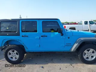 2017 Jeep Wrangler Unlimited Sport with VIN 1C4BJWDG2HL635831, listed as a IAAI auction lot 42172316 with 95,510 mi miles and . Bid and sale history available at DreamBid. Image 14.