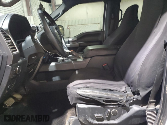 2017 Ford F-150 XL with VIN 1FTEW1CP8HKC03320, listed as a Copart auction lot 44320755 with 134,569 mi miles and Salvage Title. Bid and sale history available at carsss.com. Image 7.