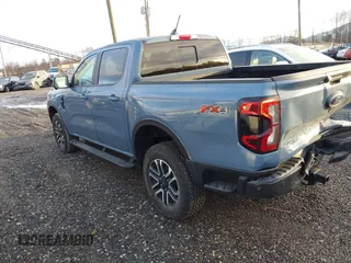 2024 Ford Ranger LARIAT with VIN 1FTER4KH7RLE02681, listed as a IAAI auction lot 41045878 with 10,527 mi miles. Bid and sale history available at carsss.com. Image 3.