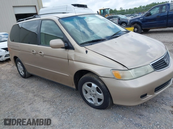 2001 Honda Odyssey EX z VIN 2HKRL18631H601677, wystawiony jako IAAI lot #42270829 z przebiegiem 205 706 mil mil oraz . Historia ofert i sprzedaży dostępna na DreamBid. Obrazek 1.