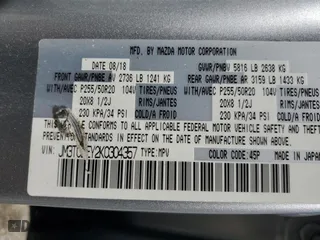 2019 Mazda CX-9 Signature with VIN JM3TCBEY2K0304357, listed as a Copart auction lot 50549755 with 67,290 mi miles and Salvage Title. Bid and sale history available at carsss.com. Image 13.