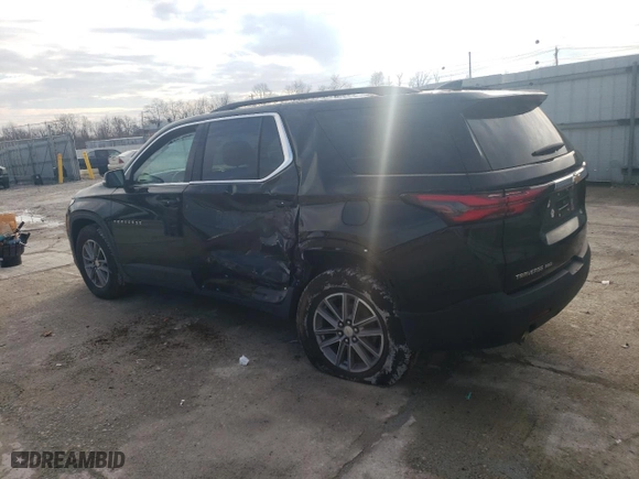2022 Chevrolet Traverse LT Leather with VIN 1GNEVHKW6NJ110728, listed as a Copart auction lot 86633104 with 84,506 mi miles and Salvage Title. Bid and sale history available at carsss.com. Image 2.