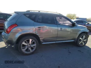 2007 Nissan Murano SL with VIN JN8AZ08TX7W520436, listed as a Copart auction lot 85759104 with 124,874 mi miles and Salvage Title. Bid and sale history available at DreamBid. Image 3.