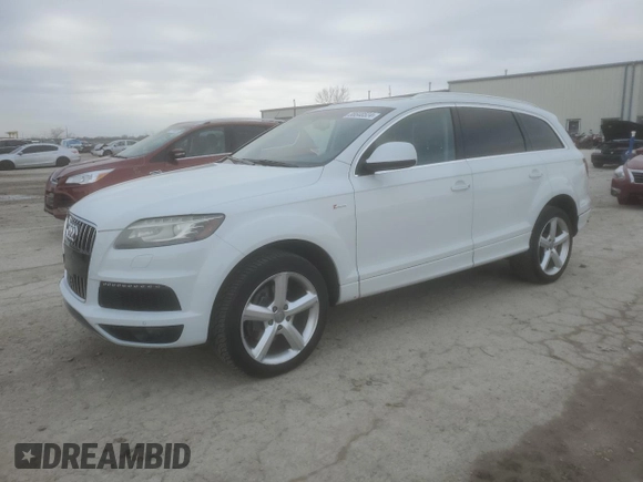2015 Audi Q7 3.0T S line Prestige with VIN WA1DGAFE1FD031601, listed as a Copart auction lot 86648524 with 112,100 mi miles and Salvage Title. Bid and sale history available at carsss.com. Image 1.