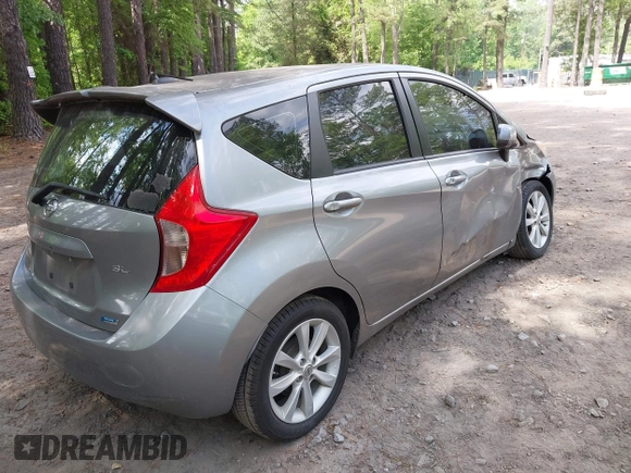 2014 Nissan Note SV z VIN 3N1CE2CP2EL376683, wystawiony jako IAAI lot #42123277 z przebiegiem 144 171 mil mil oraz . Historia ofert i sprzedaży dostępna na DreamBid. Obrazek 4.