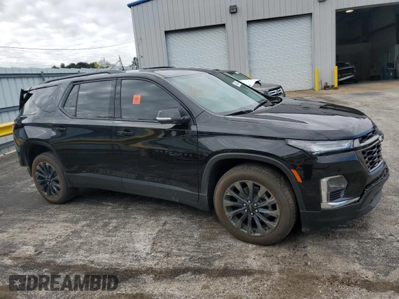 2023 Chevrolet Traverse RS with VIN 1GNERJKWXPJ287376, listed as a Copart auction lot 84826674 with 35,469 mi miles and Salvage Title. Bid and sale history available at carsss.com. Image 4.