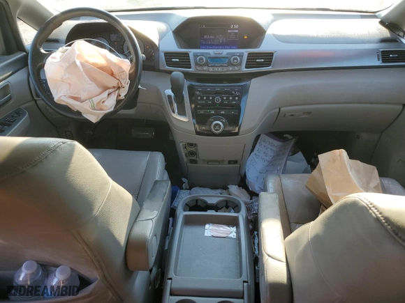 2012 Honda Odyssey EX-L with VIN 5FNRL5H6XCB008567, listed as a Copart auction lot 50635285 with 215,418 mi miles and Salvage Title. Bid and sale history available at carsss.com. Image 8.