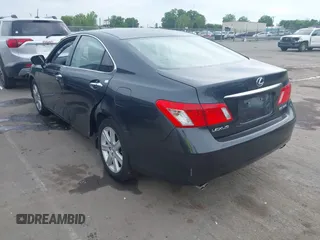 2009 Lexus ES 350 with VIN JTHBJ46G292333656, listed as a IAAI auction lot 42112893 with 52,558 mi miles. Bid and sale history available at carsss.com. Image 3.
