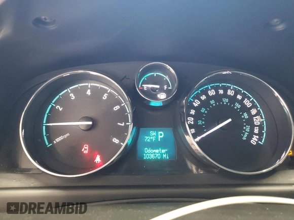 2015 Chevrolet Captiva Sport LT with VIN 3GNAL3EK7FS503797, listed as a Copart auction lot 67829114 with 103,670 mi miles and Salvage Title. Bid and sale history available at DreamBid. Image 9.