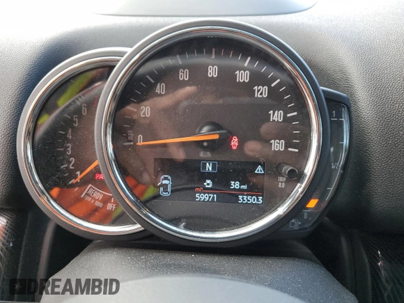 2019 MINI Countryman Cooper S with VIN WMZYT5C58K3E69954, listed as a Copart auction lot 71786544 with 59,971 mi miles and Salvage Title. Bid and sale history available at carsss.com. Image 9.