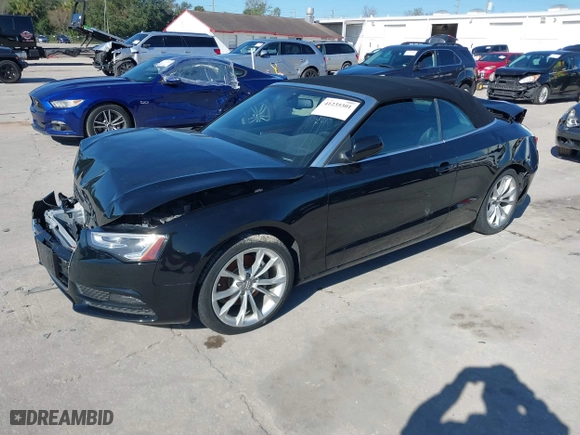 2013 Audi A5 Premium Plus with VIN WAULFAFH0DN001637, listed as a IAAI auction lot 41235301 with 87,995 mi miles. Bid and sale history available at carsss.com. Image 21.