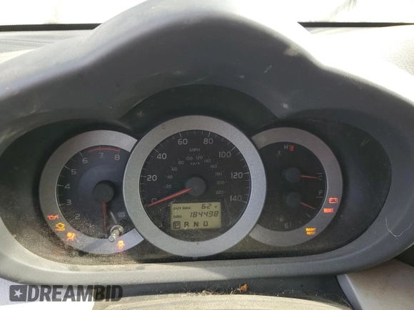 2008 Toyota RAV4 with VIN JTMZD33V686055839, listed as a Copart auction lot 53322815 with 184,498 mi miles and Clean Title. Bid and sale history available at carsss.com. Image 9.