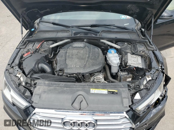 2017 Audi A4 Premium with VIN WAUDNAF40HN050153, listed as a Copart auction lot 60552645 with 117,318 mi miles and Salvage title. Bid and sale history available at DreamBid. Image 11.