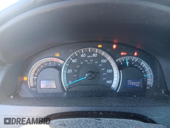 2013 Toyota Camry L with VIN 4T1BF1FK3DU648030, listed as a Copart auction lot 47104865 with 149,020 mi miles and Salvage Title. Bid and sale history available at carsss.com. Image 9.