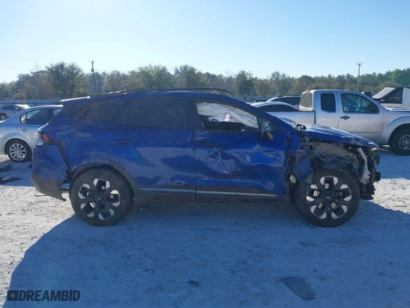2023 Kia Sportage X-Line with VIN 5XYK6CAFXPG021325, listed as a IAAI auction lot 41694224 with 50,444 mi miles. Bid and sale history available at carsss.com. Image 13.