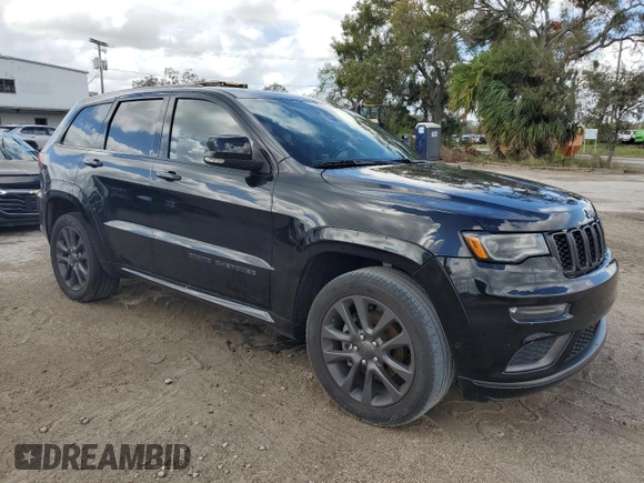 2019 Jeep Grand Cherokee Overland with VIN 1C4RJECG2KC767991, listed as a Copart auction lot 77366334 with 0 mi miles and Non Repairable. Bid and sale history available at carsss.com. Image 4.