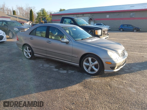 2005 Mercedes-Benz C 230 Kompressor with VIN WDBRF40J75F721490, listed as a IAAI auction lot 42122790 with 127,443 mi miles and . Bid and sale history available at DreamBid. Image 1.
