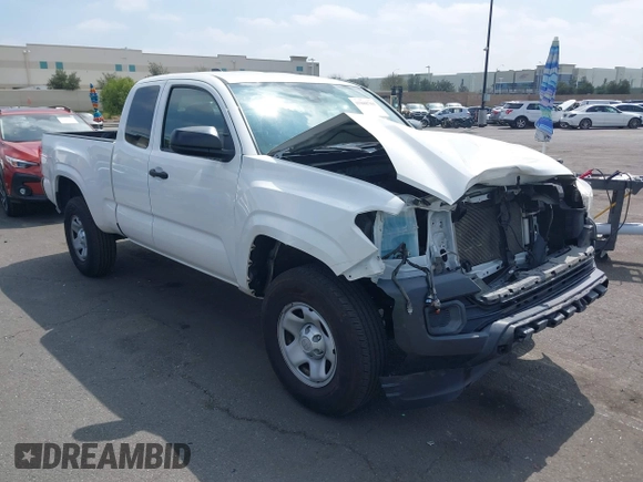 2020 Toyota Tacoma SR with VIN 3TYRX5GN0LT001284, listed as a IAAI auction lot 41888761 with 52,466 mi miles and . Bid and sale history available at DreamBid. Image 1.