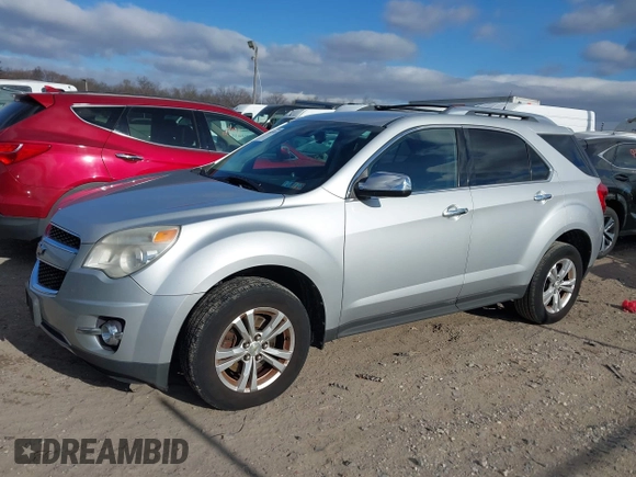 2012 Chevrolet Equinox LTZ with VIN 2GNFLGEK7C6121552, listed as a IAAI auction lot 41644345 with 203,702 mi miles. Bid and sale history available at carsss.com. Image 2.