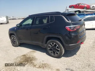 2020 Jeep Compass Trailhawk z VIN 3C4NJDDB1LT208160, wystawiony jako Copart lot #53326685 z przebiegiem 65 923 mil mil oraz Szkoda całkowita • Salvage title. Historia ofert i sprzedaży dostępna na DreamBid. Obrazek 2.
