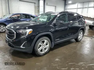 2019 GMC Terrain SLE with VIN 3GKALTEX5KL225950, listed as a Copart auction lot 42687305 with 93,845 mi miles and Salvage Title. Bid and sale history available at carsss.com. Image 1.