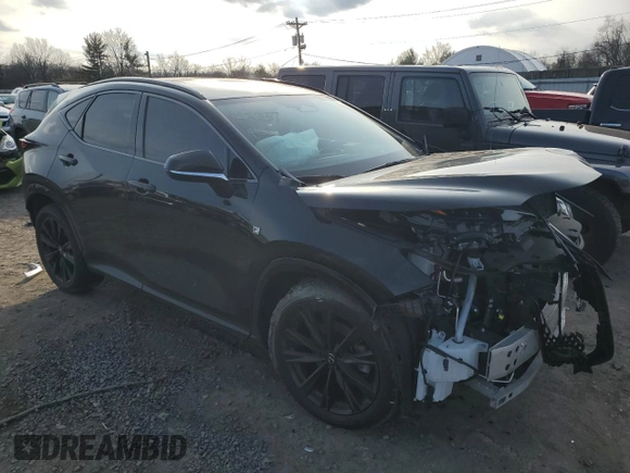 2024 Lexus NX with VIN 2T2KGCEZ5RC053854, listed as a Copart auction lot 87292844 with 14,762 mi miles and Salvage Title. Bid and sale history available at carsss.com. Image 4.