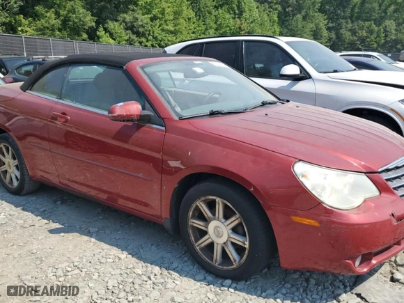 2008 Chrysler Sebring Touring with VIN 1C3LC55R48N691416, listed as a Copart auction lot 63386124 with 0 mi miles and Clean Title. Bid and sale history available at carsss.com. Image 4.