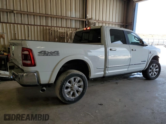 2022 Ram 2500 Limited with VIN 3C6UR5SL9NG272391, listed as a Copart auction lot 76277164 with 37,869 mi miles and Salvage title. Bid and sale history available at DreamBid. Image 3.