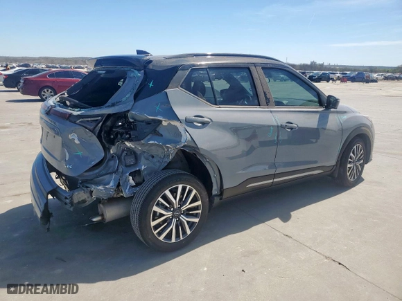 2023 Nissan Kicks SR with VIN 3N1CP5DV5PL509433, listed as a Copart auction lot 49194495 with 11,948 mi miles and Salvage Title. Bid and sale history available at carsss.com. Image 3.