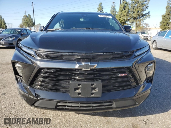 2024 Chevrolet Blazer RS z VIN 3GNKBERS8RS175601, wystawiony jako Copart lot #49354415 z przebiegiem 20 031 mil mil oraz Szkoda całkowita • Salvage title. Historia ofert i sprzedaży dostępna na DreamBid. Obrazek 5.