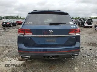 2021 Volkswagen Atlas SEL with VIN 1V2BR2CA8MC576209, listed as a Copart auction lot 57520615 with 63,575 mi miles and Salvage title. Bid and sale history available at DreamBid. Image 6.