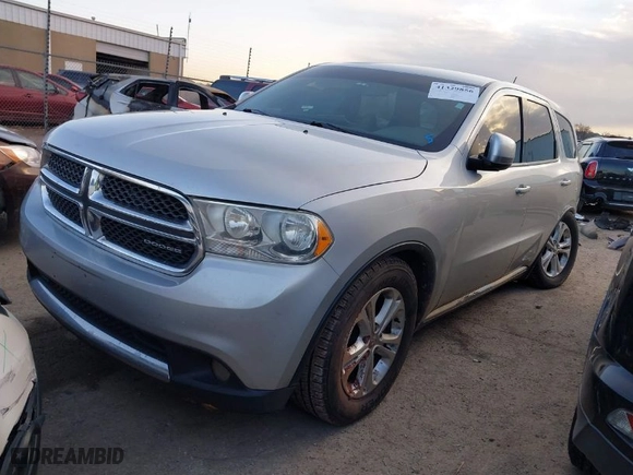 2012 Dodge Durango SXT with VIN 1C4RDHAG5CC151795, listed as a IAAI auction lot 41329856 with 187,390 mi miles. Bid and sale history available at carsss.com. Image 2.