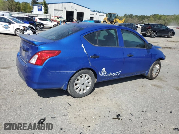 2016 Nissan Versa S Plus with VIN 3N1CN7APXGL900360, listed as a Copart auction lot 50884845 with 189,807 mi miles and Salvage Title. Bid and sale history available at carsss.com. Image 3.