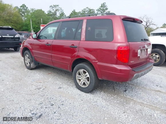 2003 Honda Pilot EX with VIN 2HKYF18593H523824, listed as a IAAI auction lot 41933540 with 159,935 mi miles. Bid and sale history available at carsss.com. Image 3.