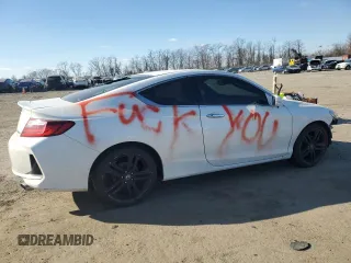 2016 Honda Accord Touring with VIN 1HGCT2B02GA001377, listed as a Copart auction lot 45978195 with 170,371 mi miles and Salvage Title. Bid and sale history available at DreamBid. Image 3.