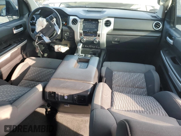 2020 Toyota Tundra 2WD SR5 with VIN 5TFEY5F13LX264143, listed as a Copart auction lot 44060595 with 67,796 mi miles and Salvage Title. Bid and sale history available at carsss.com. Image 8.