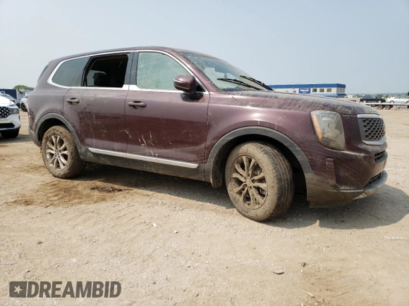 2020 Kia Telluride LX z VIN 5XYP24HC8LG038038, wystawiony jako Copart lot #62649514 z przebiegiem Nie podano mil oraz Szkoda całkowita • Salvage title. Historia ofert i sprzedaży dostępna na DreamBid. Obrazek 4.