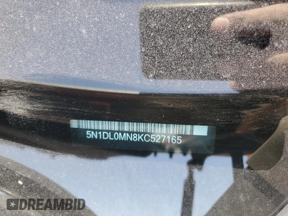 2019 Infiniti QX60 LUXE with VIN 5N1DL0MN8KC527165, listed as a Copart auction lot 50025525 with 99,705 mi miles and Salvage Title. Bid and sale history available at carsss.com. Image 14.