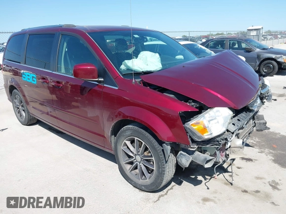 2017 Dodge Grand Caravan SXT with VIN 2C4RDGCG6HR629633, listed as a IAAI auction lot 41997303 with 128,898 mi miles and . Bid and sale history available at DreamBid. Image 1.